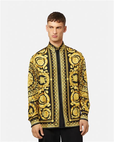 versace barocco jeans|silk versace shirt.